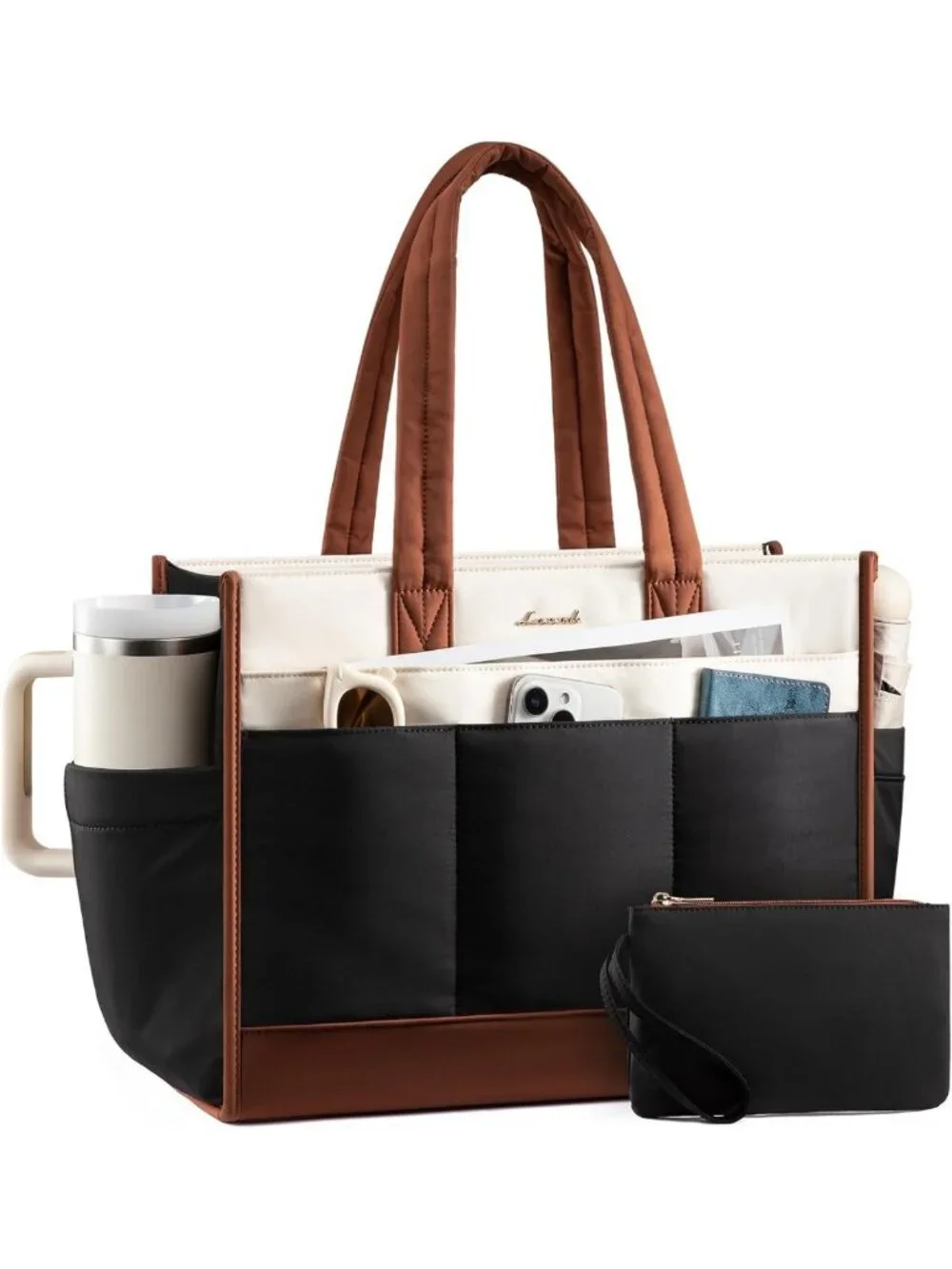 Stylish Work Tote Bag for Women, 17.3